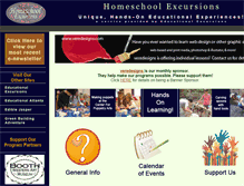 Tablet Screenshot of homeschoolexcursions.org